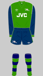 arsenal 1982 away kit