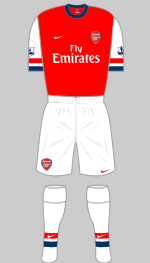 arsenal fc 2012-13 home kit