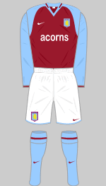 aston villa 2008-09 kit