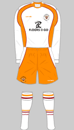 blackpool away kit 2007-08