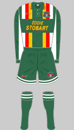 carlisle united 1998 away kit