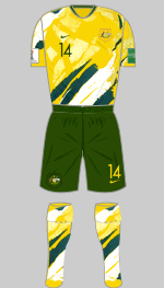 australia 2019 WWC 1st kit