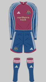 newcastle united 2006 away kit