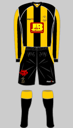 berwick rangers 2008-09 home kit