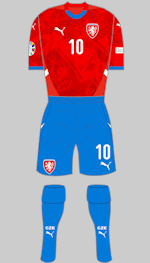 czech republic euro 24 blue shorts